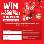 Instantly Win 1 of 1,000 Double Movie Passes Worth $54 Each from Mars (Purchase Maltesers from Coles)