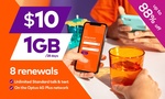 8x 28-Day amaysim Renewals of 1GB Unlimited Plan $8.46 @ Groupon (New Customers)