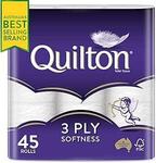 [Prime] 2x Quilton 3-Ply Toilet Tissue 45-Pack + Absorba Paper Towel 2x Length 8-Pack $56.50 ($49.85 S&S) Del @ Amazon AU App