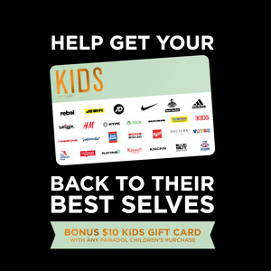 Purchase Any Panadol Children's Product from Any Retailer in Australia and Claim Bonus $10 TCN KIDS Gift Card @ Panadol