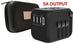 [Prime] Universal Travel Adapter with 4 USB Port (High-Speed 5 Amps) + Case $22.49  Delivered @ Travel Pal Amazon AU
