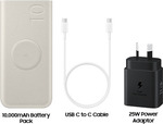 Samsung 10,000mAh Wireless Power Bank, USB-C to USB-C Cable & 25W Travel Power Adapter $60 (RRP $120) Delivered @ Samsung