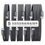 [Prime] LISEN 60W USB-C Cable 5-Pack $11.98 Delivered @ LISEN Space via Amazon AU