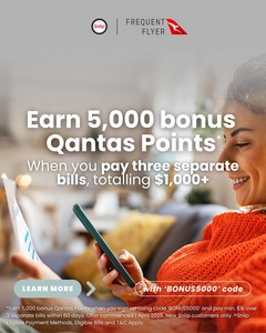 Sign up & Pay Minimum $1,000 over 3 Separate Bills in 60 Days for 5,000 Qantas Points @ Sniip (New Users)